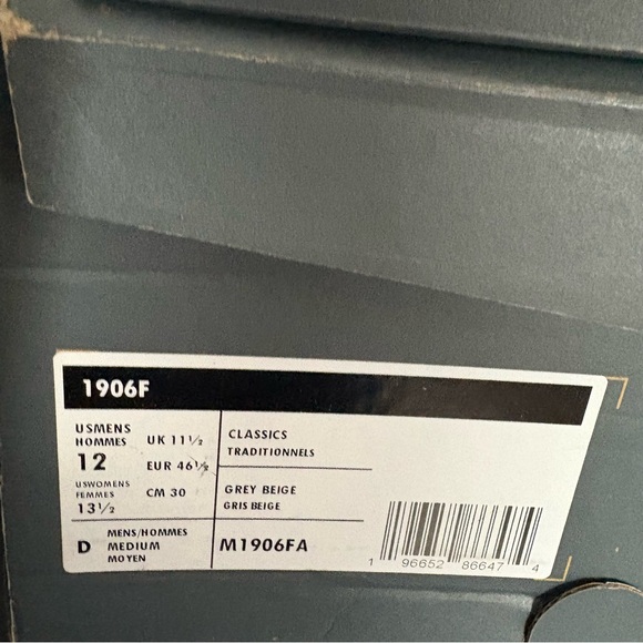 New Balance 1906F Sneakers M1906FA Slate Grey Frappe Shoes Men's Size - Picture 10 of 10